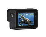 GoPro HERO7 Black - Waterproof Digital Action Camera with Touch Screen 4K HD Video 12MP Photos Live Streaming Stabilization